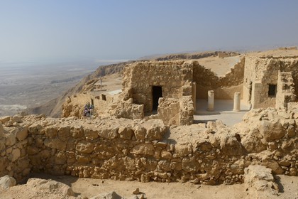Israel, Negev Desert, Masada fortress, listed as World Heritage by UNESCO