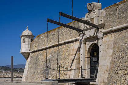 Portugal, Algarve, Lagos, le fort de Ponta da Bandeira du XVIIe siècle