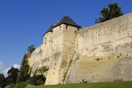 France, Calvados (14), Caen, le château ducal