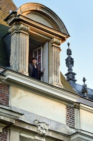 France, Seine-Maritime, Pays de Caux, Tourville sur Arques, château de Miromesnil, birthplace of the French writer Guy de Maupassant, the owner Nathalie Romatet