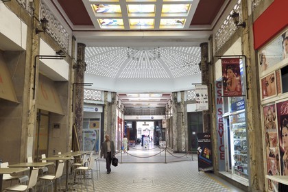 Morocco, Casablanca, passage of Tazi building in Art Deco style