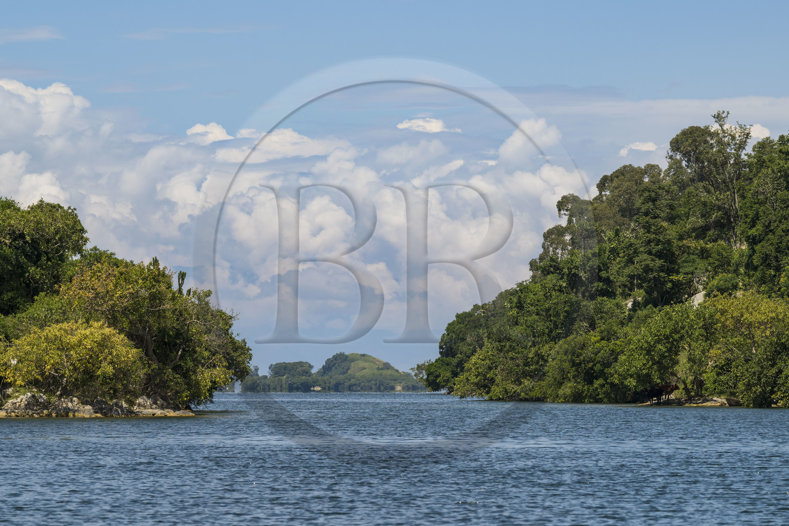 Rwanda, Province de l’Ouest, Karongi (anciennement nommée Kibuye), petites iles sur le lac Kivu