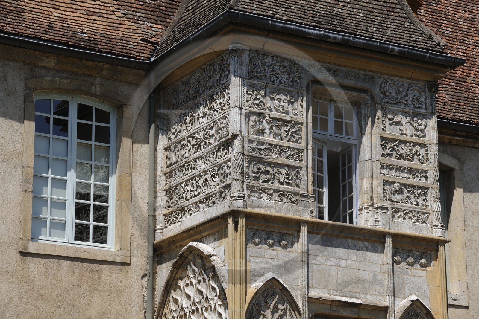 France, Saône et Loire (71), Cluny, Hôtel de Ville ancien palais des invités de l'abbé