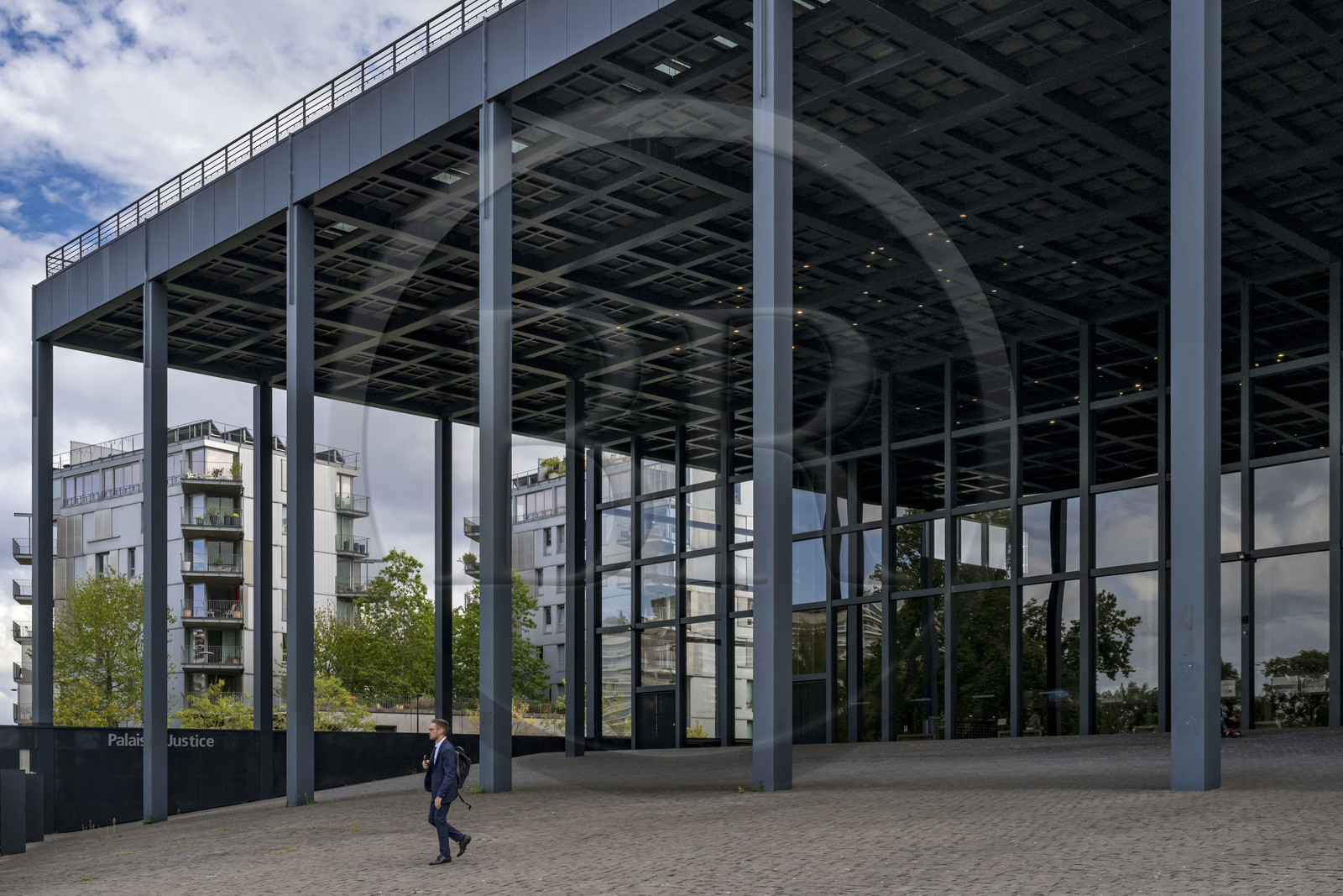 France, Loire-Atlantique (44), Nantes, Ile de Nantes, Palais de Justice de l'architecte Jean Nouvel