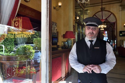 France, Calvados (14), Pays d'Auge, Deauville, l'Hotel Royal Barriere