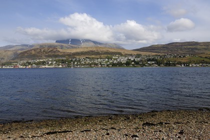 Royaume-Uni, Ecosse, région des Highlands, Fort William au pied du Ben Nevis au bord du Loch Linnhe