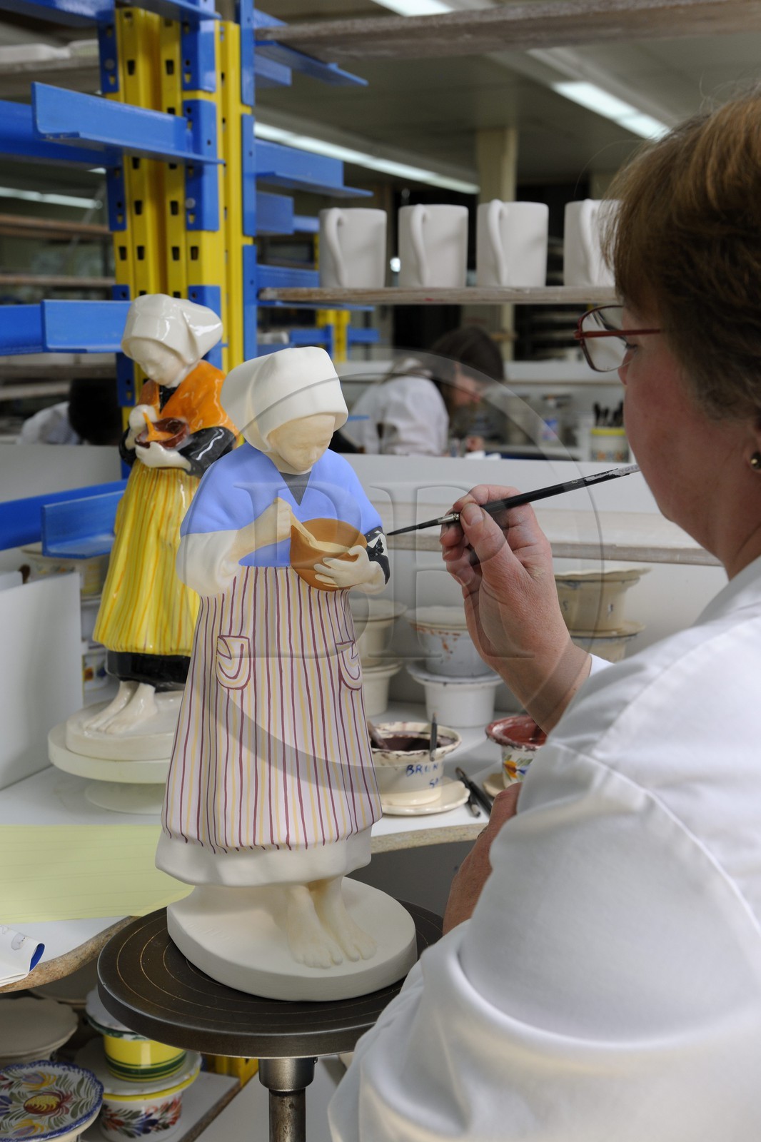 France, Finistère (29), Quimper, la faïencerie HB Henriot