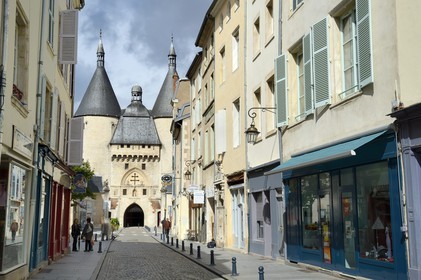 France, Meurthe-et-Moselle, Nancy, Porte de la Craffe, former gate remaining of the Medieval fortifications