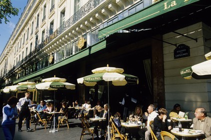 France, Paris (75), Café de la Paix, boulevard des Capucines et place de l' Opéra