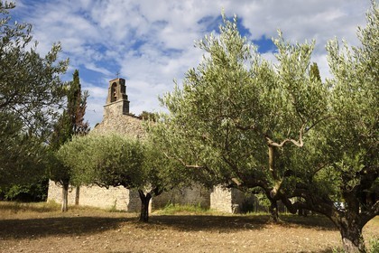 France, Var, Draguignan, Chapel of St. Hermentaire from the 6th century