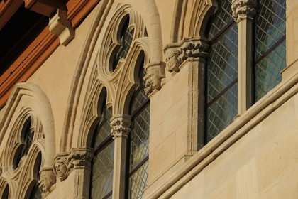 France, Saône et Loire (71), ancienne abbaye de Cluny, la façade Pape Gelase