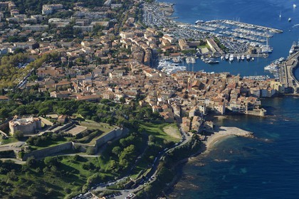 France, Var (83), Saint-Tropez, (vue aérienne)