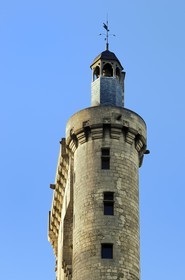 France, Indre et Loire, Loire Valley listed as World Heritage by UNESCO, Chinon, castle and Joan of Arc (Jeanne d'Arc) Museum in the clock tower