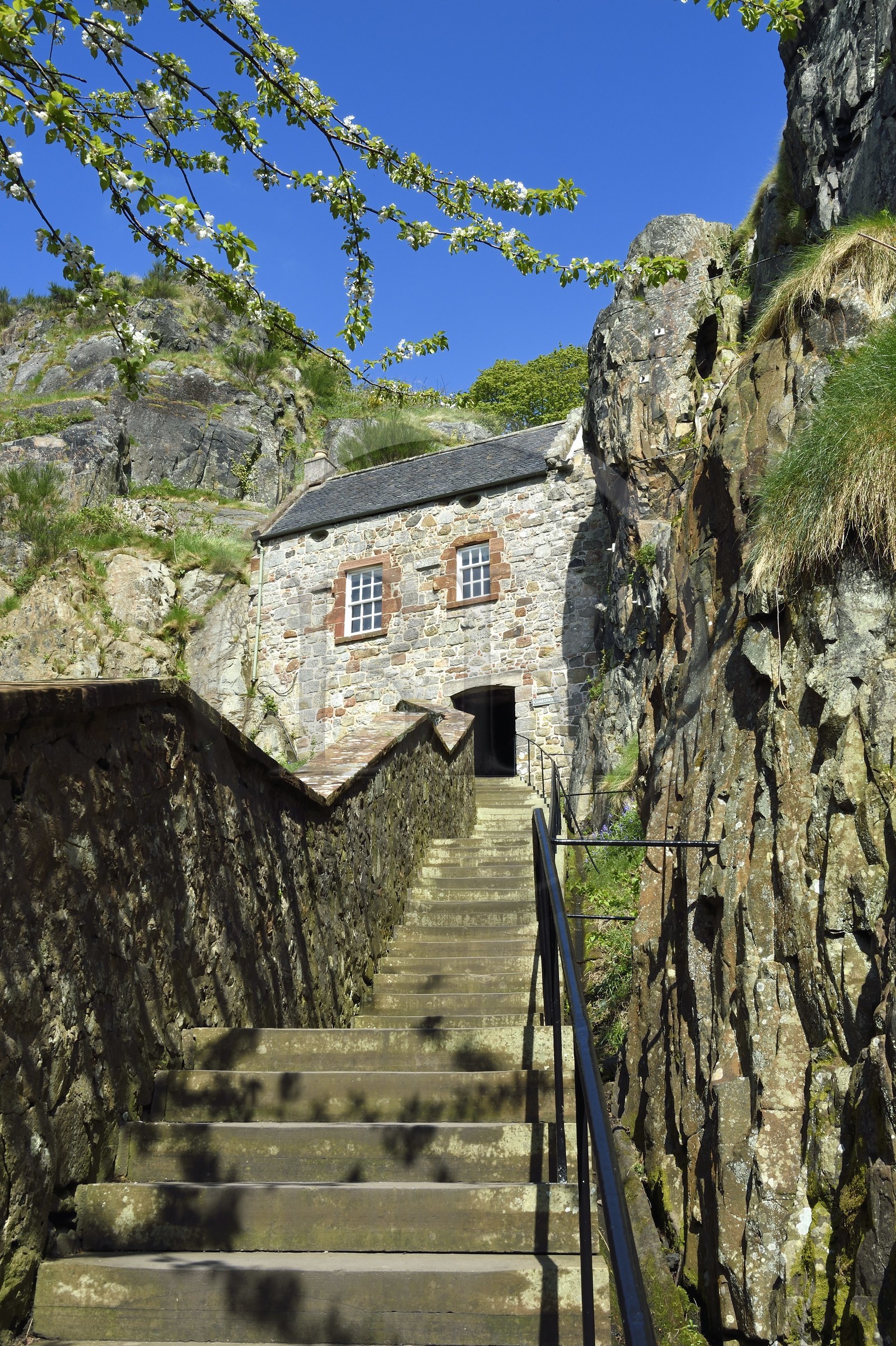 Royaume-Uni, Ecosse, Highland, Dumbarton, chateau de Dumbarton, le corps de garde