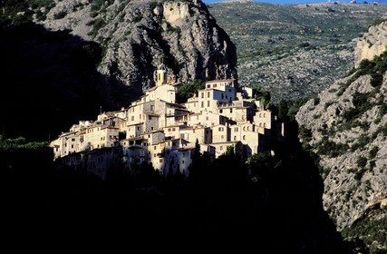 France, Alpes Maritimes, perched Village of Peillon