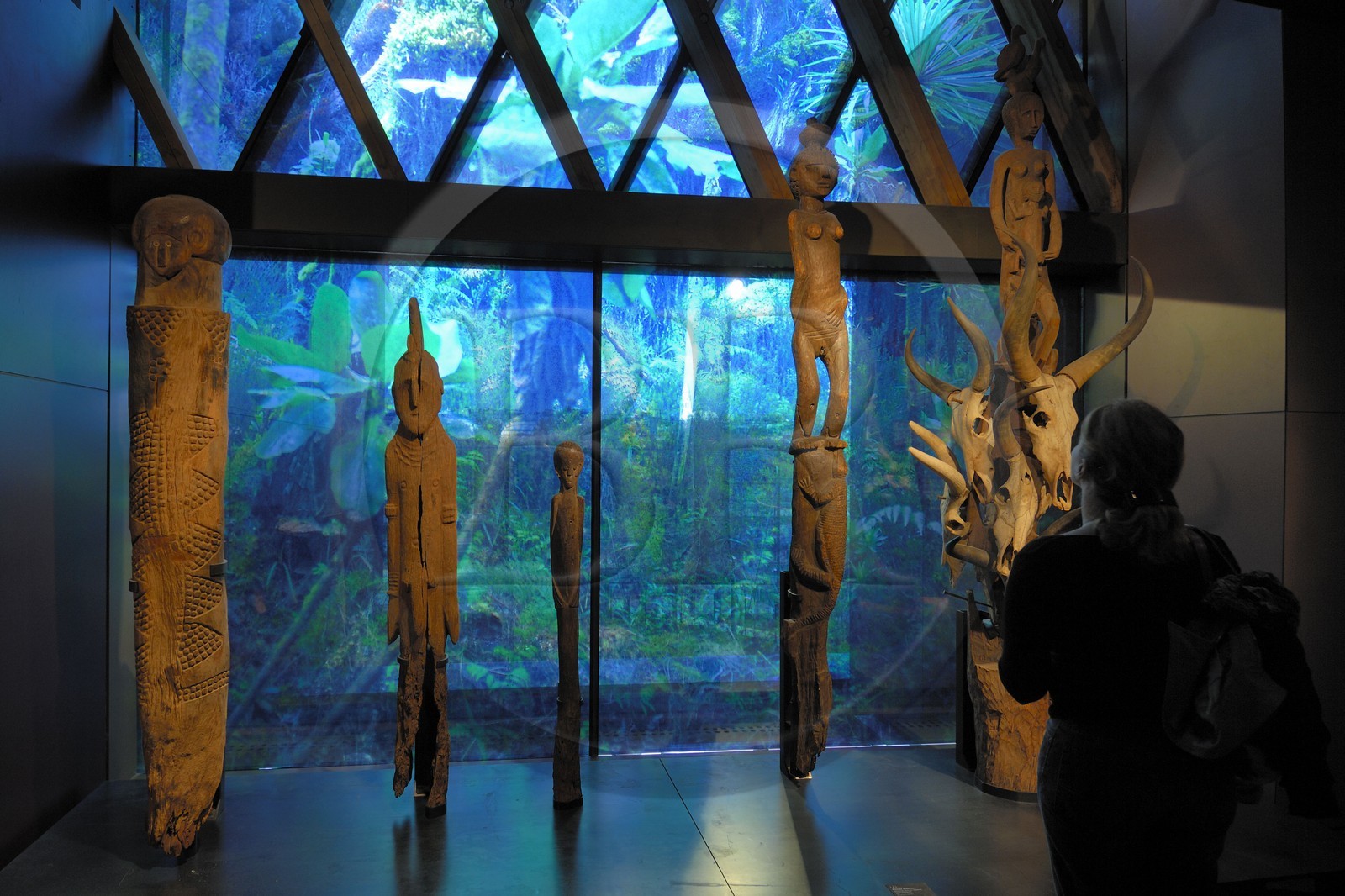 France, Paris (75), le musée des Arts Premiers, musée du quai Branly
