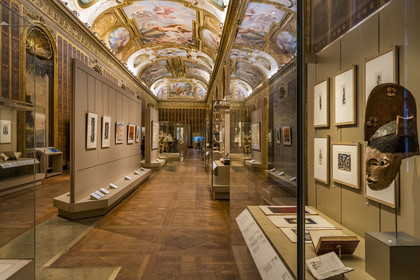 France, Paris (75), Bibliothèque Nationale de France, site Richelieu, la galerie Mazarin