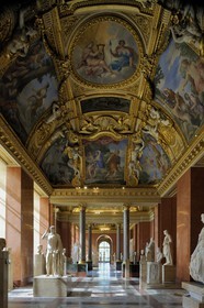 France, Paris (75), Musée du Louvre, salle des Saisons (23), anciens appartements d'Anne d'Autriche, art romain