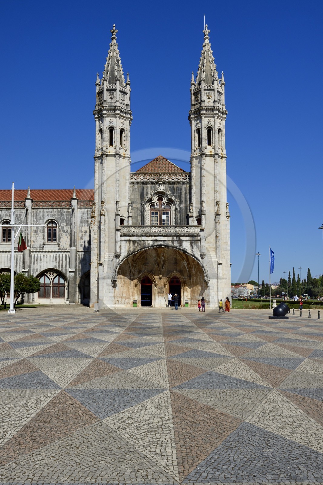 Portugal, Lisbonne, Bélem, Monastere des Hiéronymites (Mosteiro dos Jerónimos), classé Patrimoine Mondial de l'UNESCO, le Musée de la marine (Museu de Marinha)