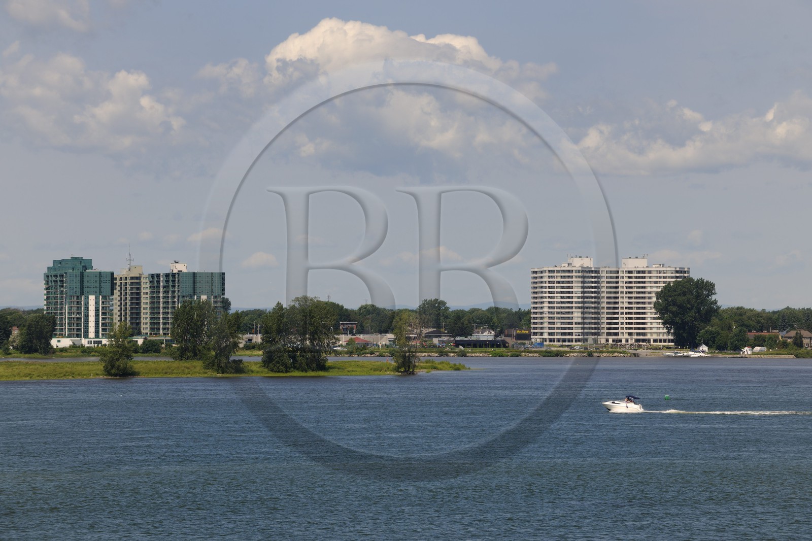 Canada, province de Québec, le fleuve Saint-Laurent