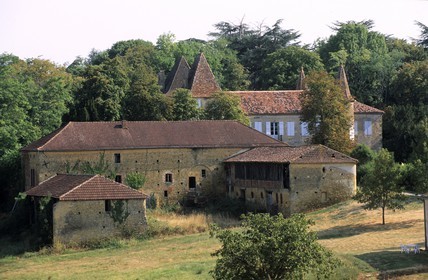 France, Gers (32), Castelmore à Lupiac, château natal de d'Artagnan