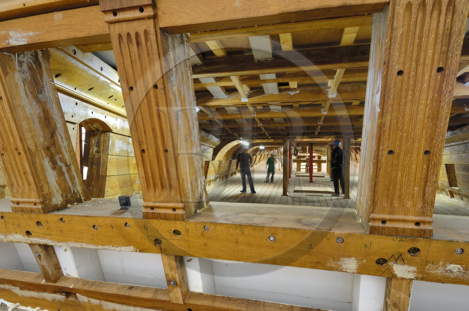 France, Charente-Maritime (17), Rochefort, le quartier de l'Arsenal, chantier de l'Hermione France, Charente-Maritime (17), Rochefort, le quartier de l'Arsenal, chantier de l'Hermione