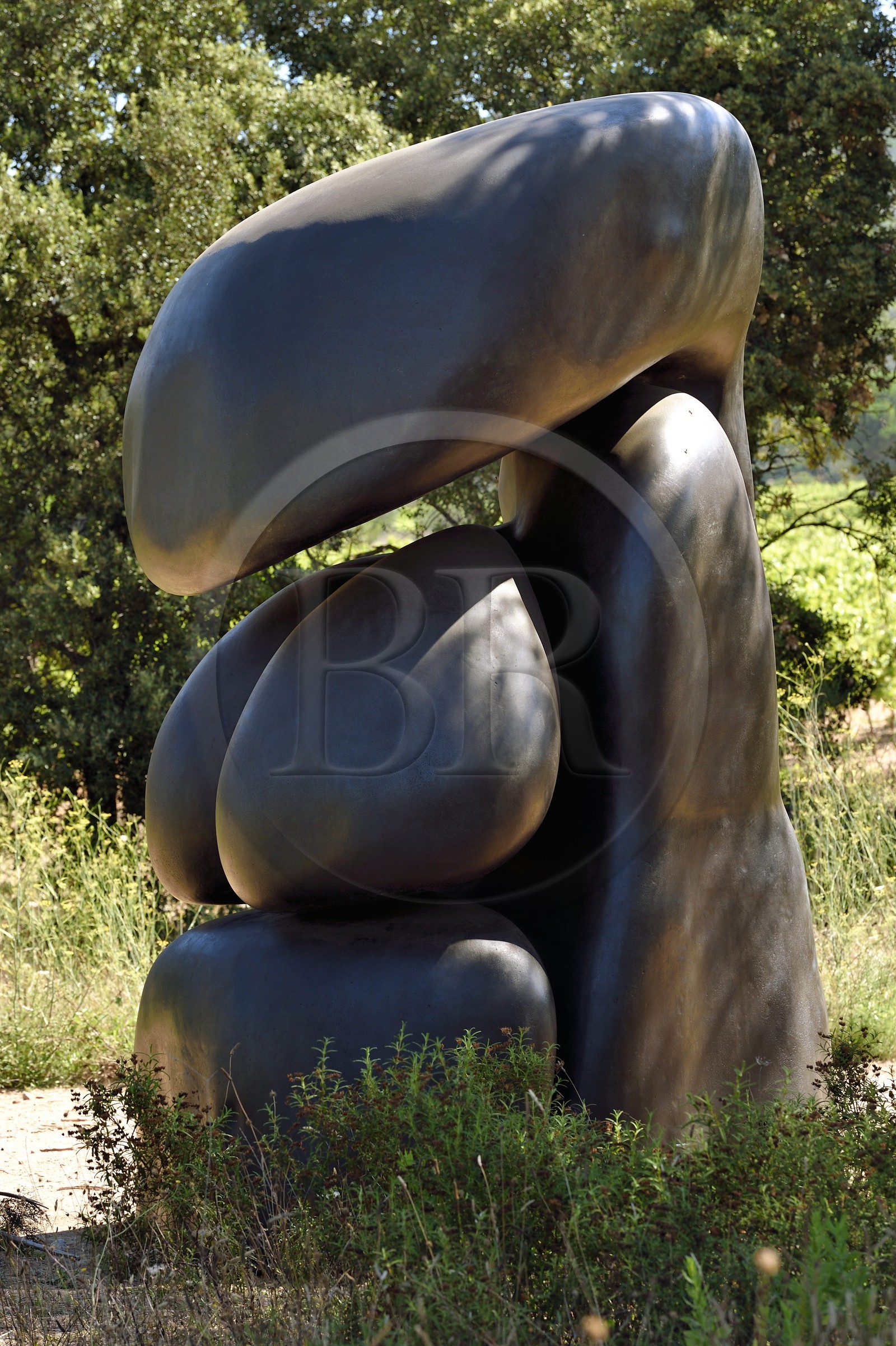 France, Var (83), Iles d'Hyères, parc national de Port Cros, Ile de Porquerolles, la Fondation Carmignac, LOLO de Wang Keping