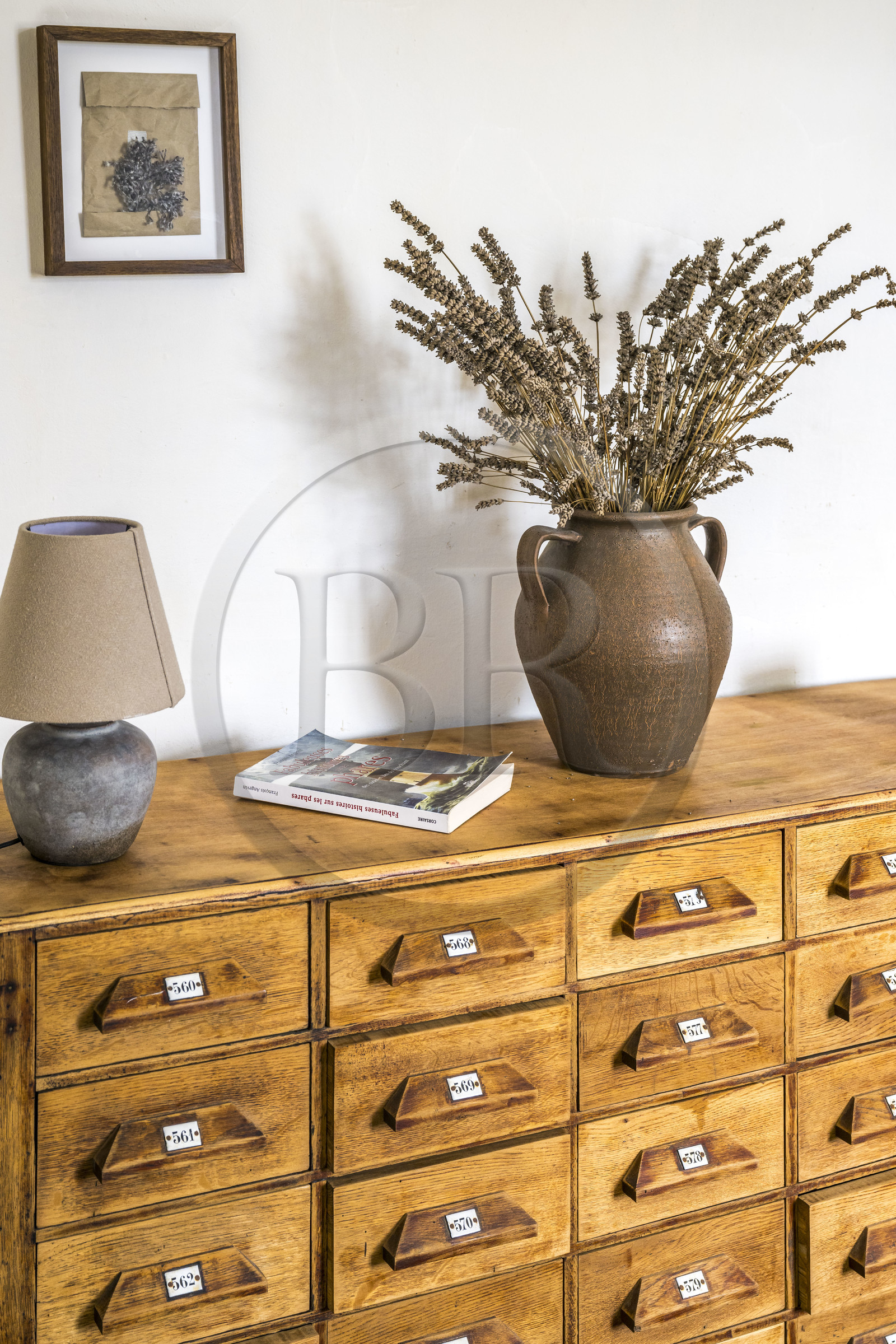 France, Finistère (29), Pays des Abers, Ile Vierge, le phare de l'Ile Vierge, l'ancien phare de 1845 transformé en écogite