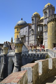 Portugal, région de Lisbonne, Sintra, le Palais national de Pena (Palacio Nacional da Pena), classé Patrimoine Mondial de l'UNESCO