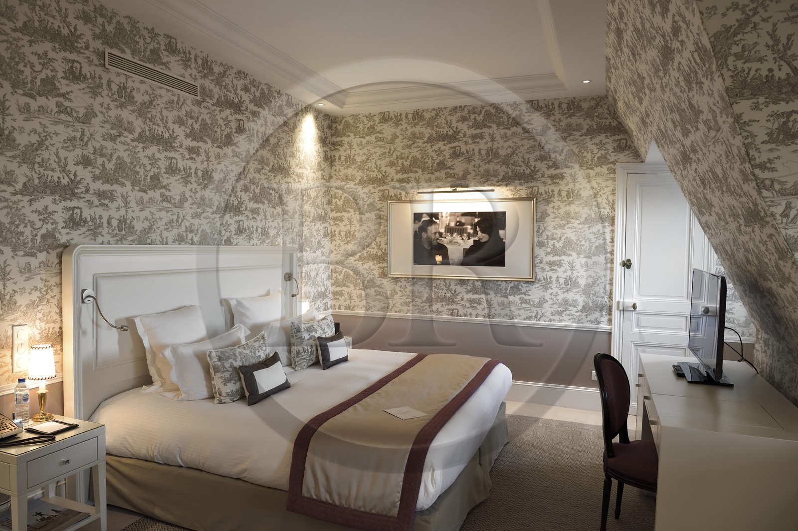 France, Calvados (14), Pays d'Auge, Deauville, l'Hotel Normandy Barriere, la Suite Un Homme Une Femme en hommage au film et à son réalisateur Claude Lelouch