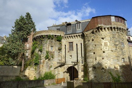France, Ille-et-Vilaine, Rennes, the porte mordelaise (mordelaise gate) is a remnant of the ramparts of Rennes