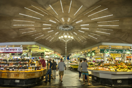 France, Charente-Maritime, Royan, central market (1955) by architects Louis Simon and André Morisseau