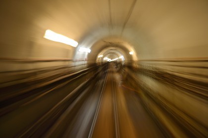 France, Moselle, Veckring, Maginot Line, Hackenberg Fortress, a tunnel