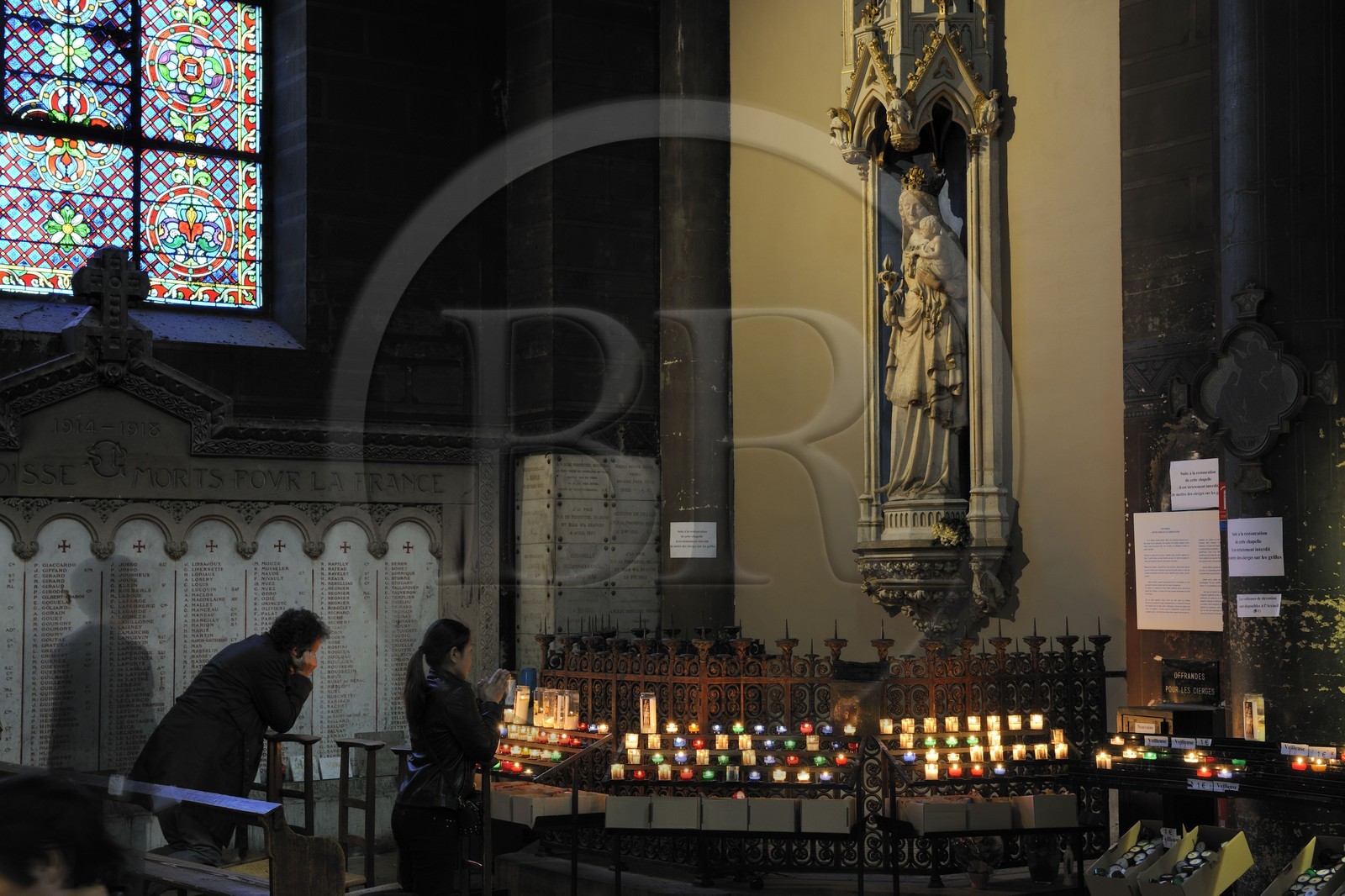 France, Paris (75), église Saint-Germain-des-Prés