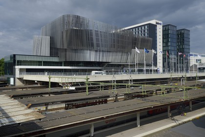 Sweden, Stockholm, Klarabergsviadukten, Waterfront Congress Center by White Arkitekter Architecture firm, complex for offices, conferences and hotels