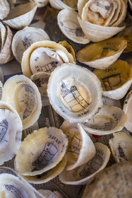 France, Finistère (29), Mer d'Iroise, Ile d'Ouessant, Port d'Arlan, Paul Boloré, artiste naviguant entre art naïf et art brut, collectionne dans sa maison tout ce qui a trait à Ouessant et créé lui-même des objets souvenirs