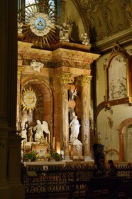 Espagne, Andalousie, Malaga, la cathédrale, Catedral Basílica de la Encarnacion, chapelle de l'annonciation avec le retable de l'incarnation