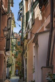 Italy, Liguria, Cinque Terre National Park listed as World Heritage by UNESCO, village of Vernazza,