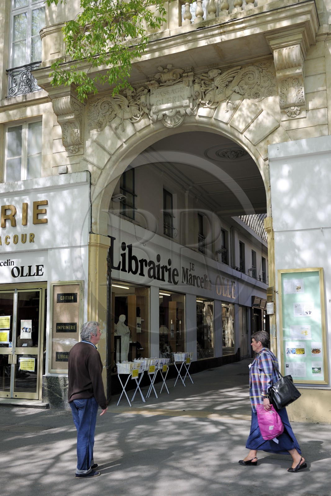 France, Gard (30), Nimes, passage Guerin construit en 1872 sur le Bd de l'Amiral Courbet