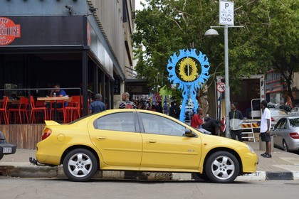 Afrique du Sud, province de Gauteng, Johannesburg, quartier de Braamfontein