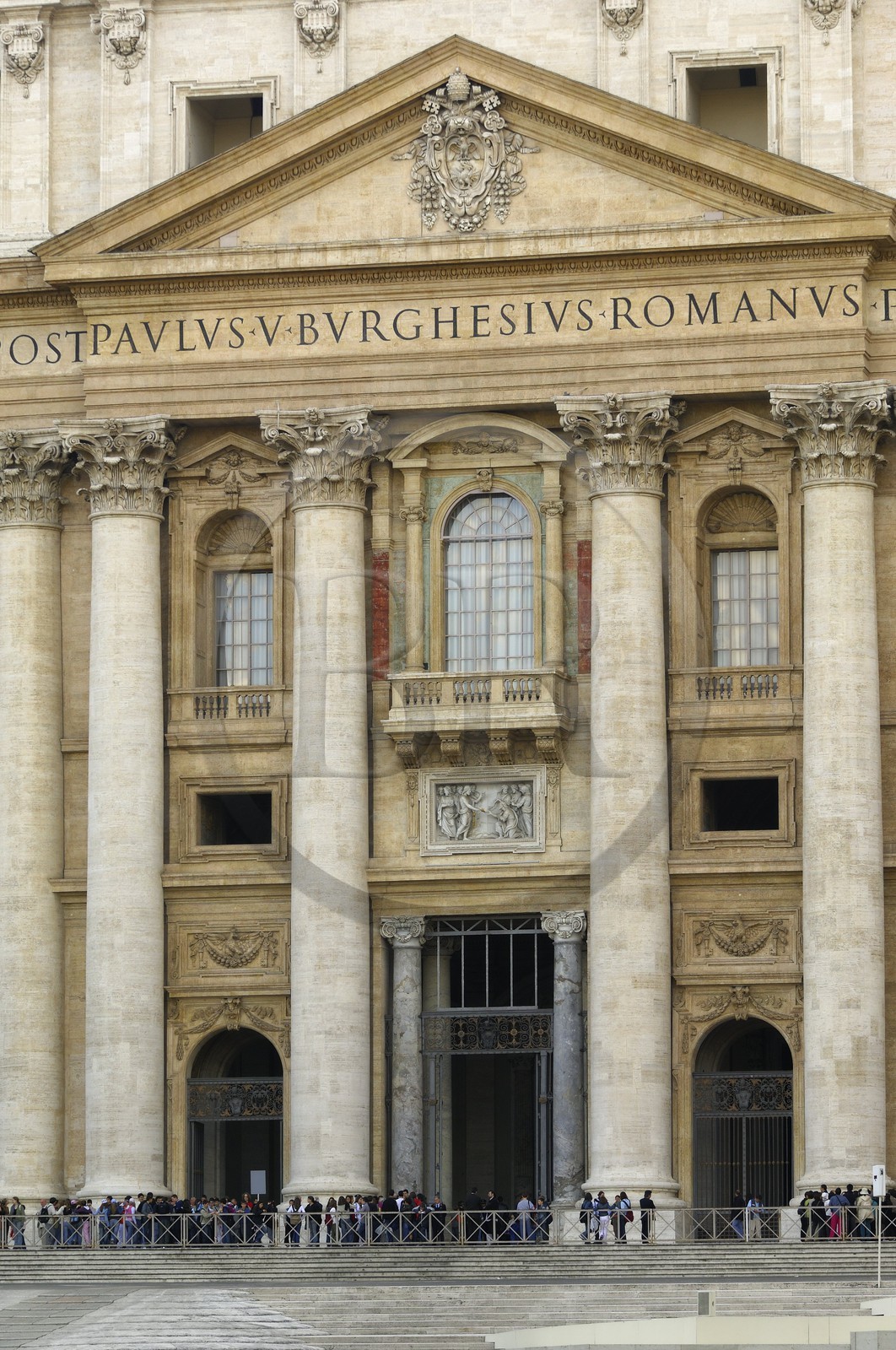 Italie, Latium, Rome, cité du Vatican classée Patrimoine Mondial de l'UNESCO, Basilica San Pietro (basilique Saint-Pierre de Rome) sur la place Saint-Pierre