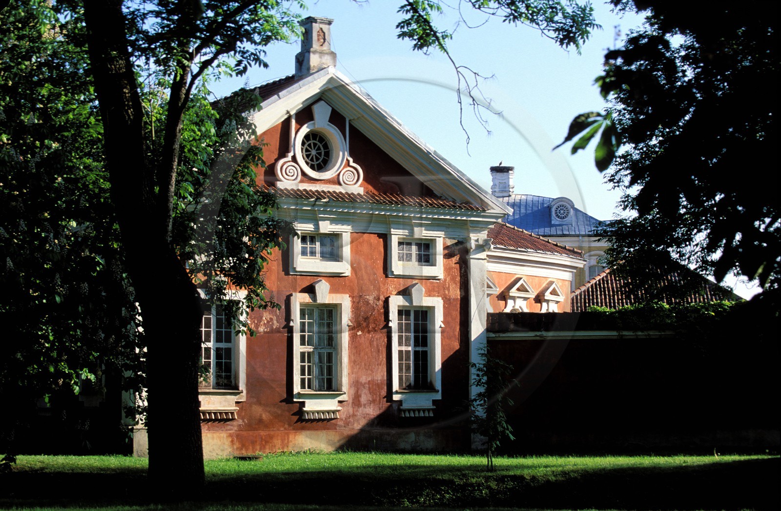 Lettonie (Pays Baltes), région de la Semigalle, ville de Pilsrundale, palais de Rundale par l'architecte Rastrelli (qui a crée l'Ermitage et le Palais d'Hiver St-Petersbourg)