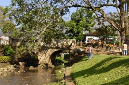 Brazil, Minas Gerais state, Tirandentes (Gold Route, Estrada Real), the old bridge