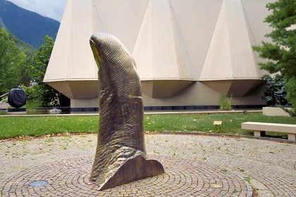 Suisse, canton du Valais, Martigny, Fondation Pierre Gianadda, César, Pouce, bronze, 1965