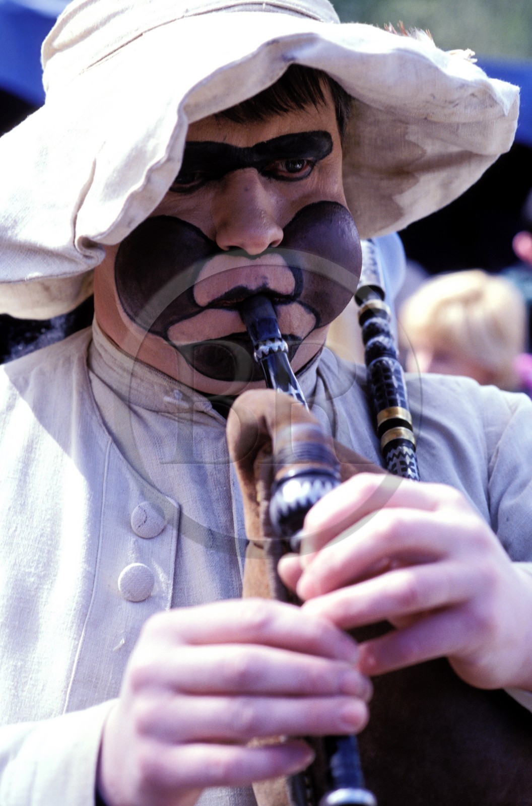 France, Finistère (29), joueur de cornemuse bretonne