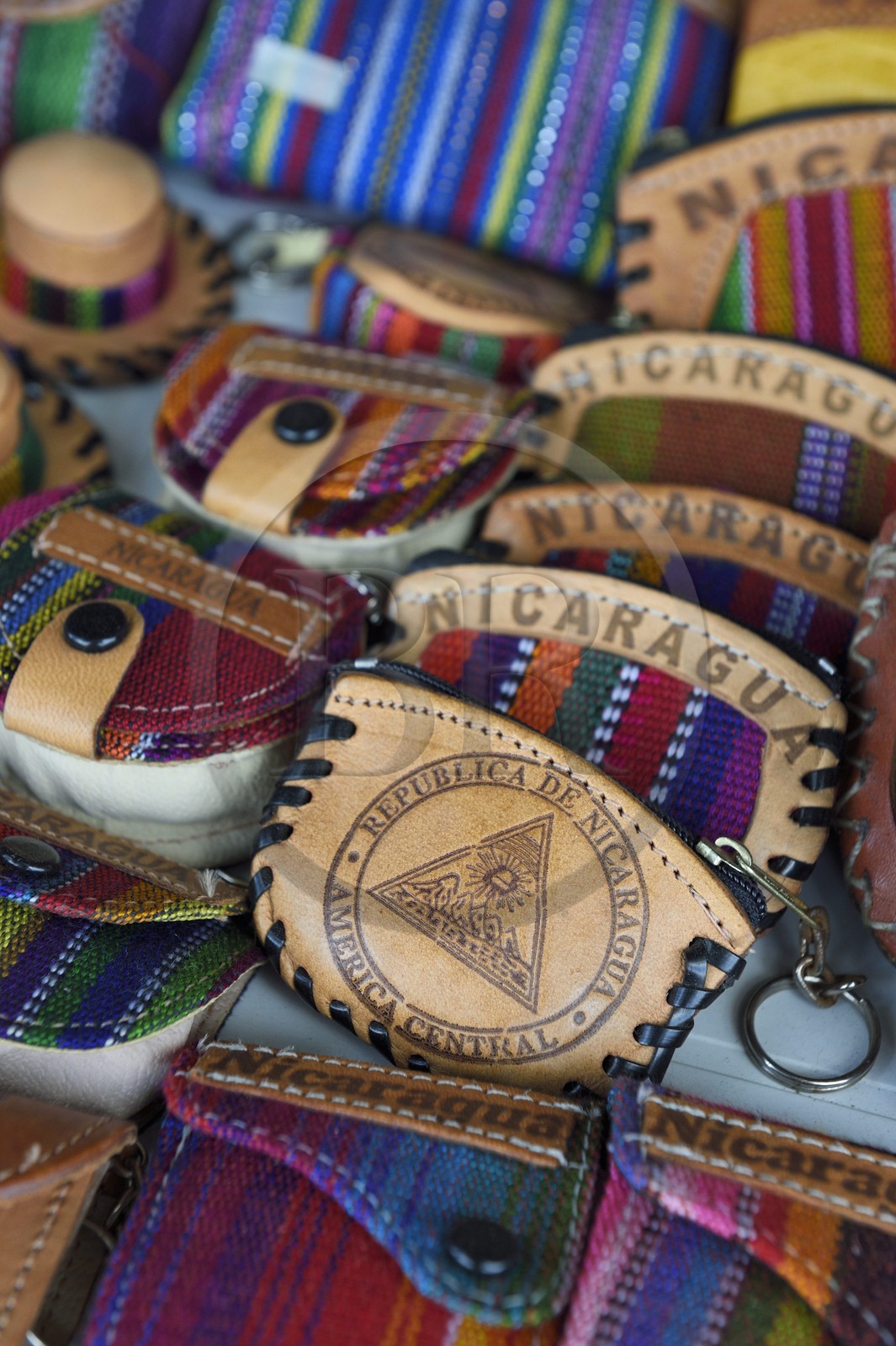 Nicaragua, Masaya, Catarina, objets souvenirs, porte-monnaie