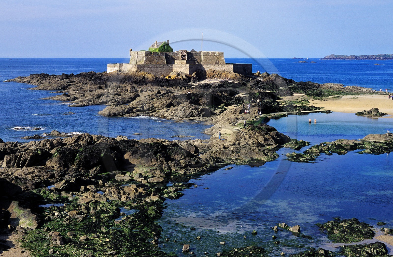 France, Ille-et-Vilaine (35), Saint-Malo, le fort des remparts France, Ille-et-Vilaine (35), Saint-Malo, le fort des remparts