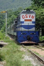 Vietnam, Train reserved for the traders and their goods between Hanoi and Along, the engine
