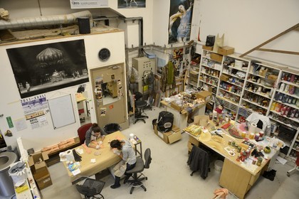 France, Paris, Garnier Opera, the costume workshops, the costume decoration workshop