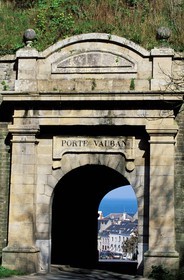 France, Morbihan, Belle Ile, Le Palais (main town of the island), Vauban's Door in the ramparts